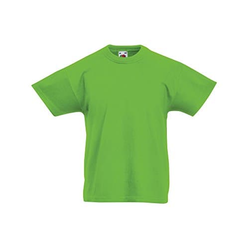 Image of Fruit of the Loom Childrens/Kids Original Short Sleeve T-Shirt (3-4 Years) (Lime)