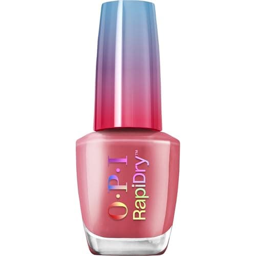 Image of OPI RapiDry™ Quick-Dry Lacquer - Dry and Dash Pink Nail Polish - Vegan, Fast Drying & Smudge-proof in 60 Seconds (9ml)