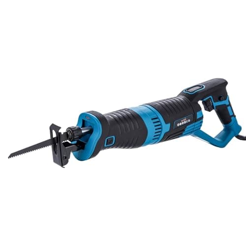 Image of KATSU Tools Reciprocating Saw 900W, 22mm Stroke Length, 2800 SPM, Variable Speed, Tool-Free Blade Change, Rotatable Handle, Electric Corded Sabre Saw for Wood, Metal & PVC Cutting