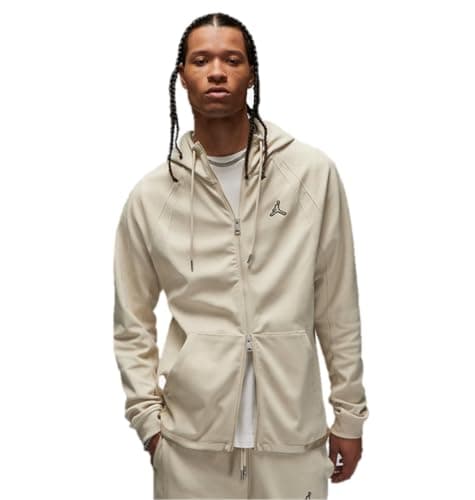 Image of NIKE Jordan Essentials Men's Warm-Up Jacket - Brown Men's Size XL X-Large