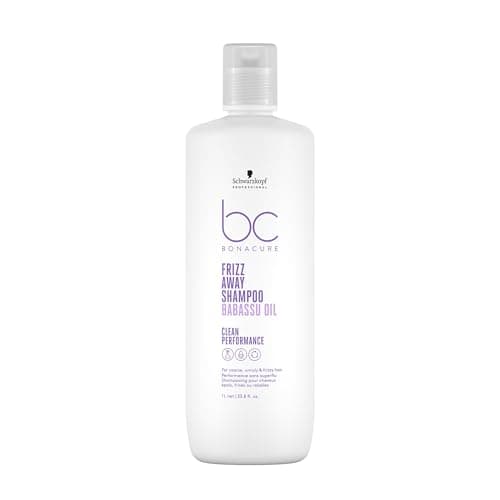 Image of Schwarzkopf Bonacure Frizz Away Shampoo 1000 ml - Women - For, Pack Of 1