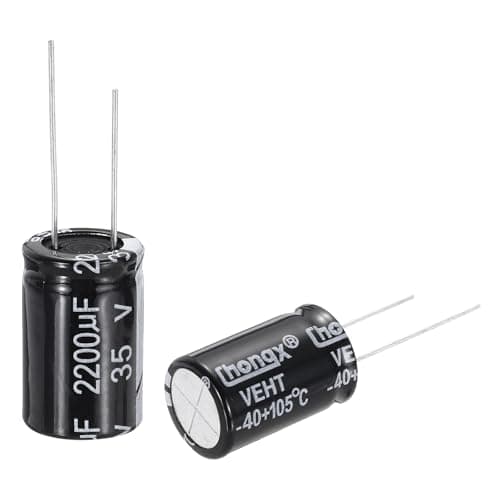 Image of sourcing map 2200uF 35V 16x25mm Electrolytic Capacitor, Radial Leads Aluminum Capacitors for TV, LCD Monitor, VCD, 15Pcs