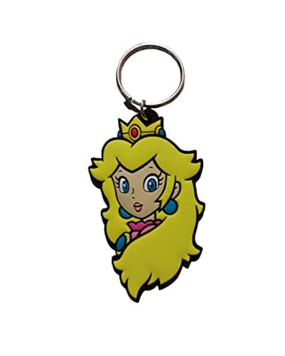 Image of Super Mario Keychain - Princess Peach Keyring