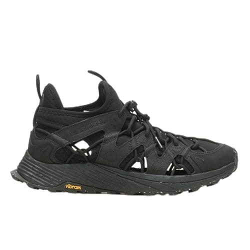 Image of Merrell Men's Moab Flight Sieve Sandals Outdoor Water Shoes, Black, 10.5