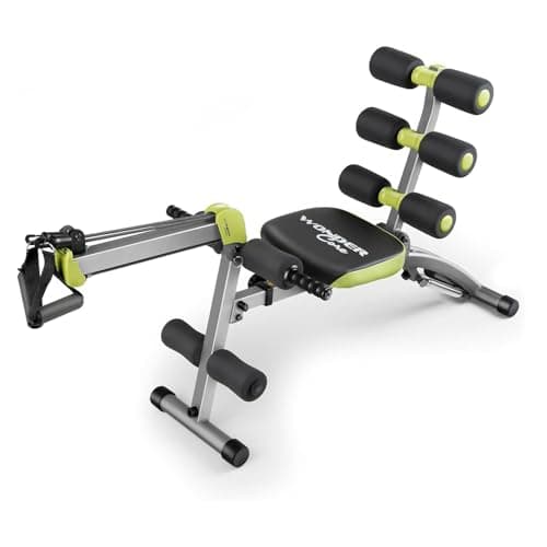 Image of Wonder Core 2 - 12 in 1 Exercise Machine - Built in Twisting Seat and Rower for At Home Gym Workouts - Core Strength Training - Tone Tighten and Sculpt Abs - Grey