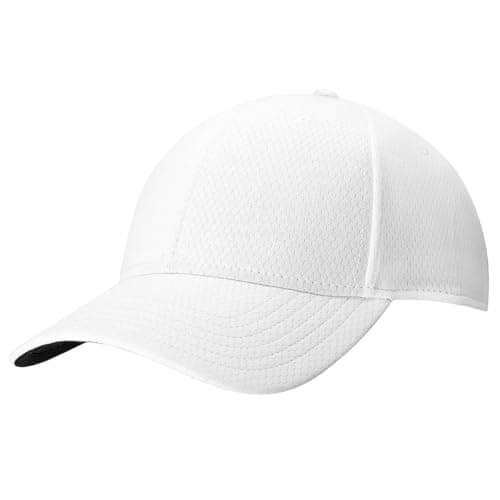 Image of Callaway Golf Mens Front Crested Tour Logo Cap - White/Black - One Size