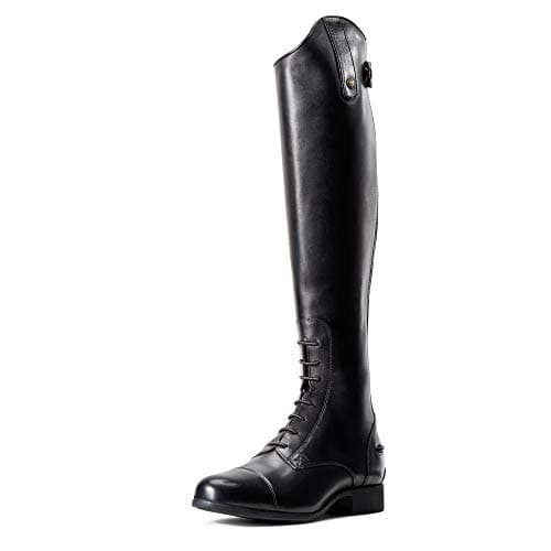 Image of ARIAT Women's Heritage Contour Ii Field Zip Tall Riding Boot Black Size 9.5 B/Medium Us
