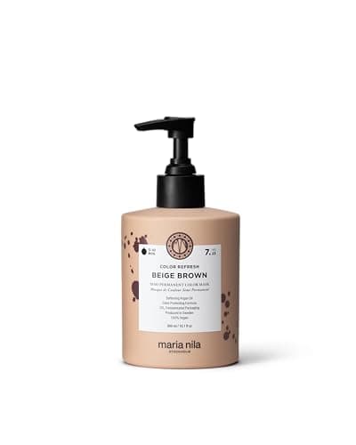 Image of Maria Nila Color Refresh, Beige Brown 300 ml, Beige brown hair mask, Semi-Permanent Pigments, 100% Vegan & Sulfate/Paraben free