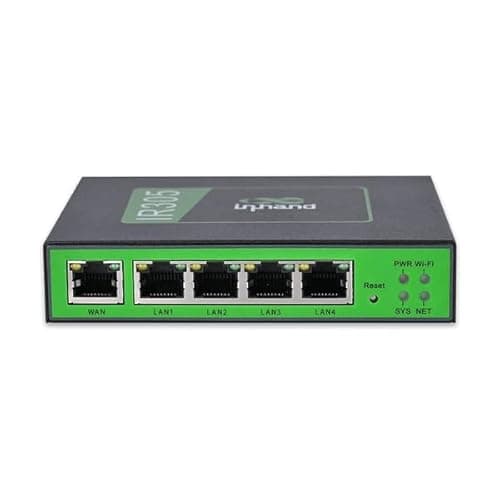 Image of InHand Networks IR305 Industrial Iot LTE 4G VPN Router, 5 Ethernet Port, Dual sim, Wan failover, Serial Port, Remote Connection, Link Backup, Mu-mimo, VLAN. (LTE CAT4)