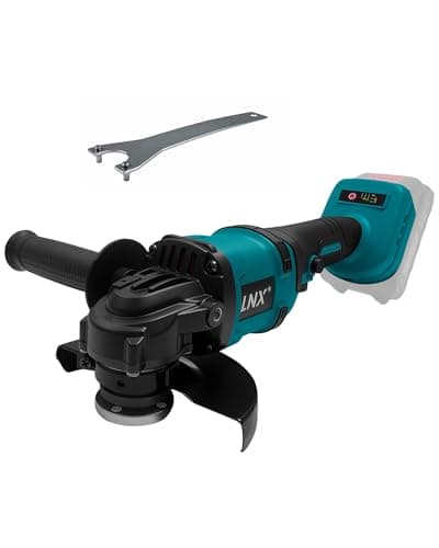 Image of Cordless 125mm Angle Grinder for Makita 18V Batteries, Brushless Motor, Battery Power Grinder Tool, 8500RPM 3 Variable Speed for Grinding, Cutting and Polishing (Without Battery)