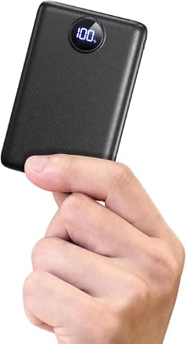 Image of Power Bank Fast Charging 10000mAh, 22.5W Portable Charger(USB-C Input & Output), PD 3.0 QC 3.0 External Mobile Phone Battery with LED Display, Compatible with iPhone 17 16 15 14 13 12 Pro Max and More