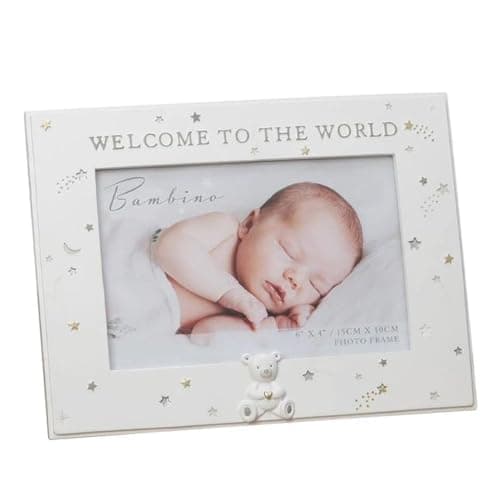 Image of 6' x 4' - Bambino Resin Welcome to the World Photo Frame