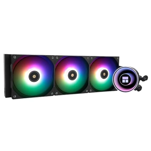 Image of TR-Thermalright Frozen Notte 360 Black ARGB V2 Liquid CPU Cooler-Infinite Mirror Light Effect, 360mm Aio Cooling,3 PWM Fans-2000RM,for AMD AM4/AM5, Intel LGA1851/1700/115x/1200/2011(Black)