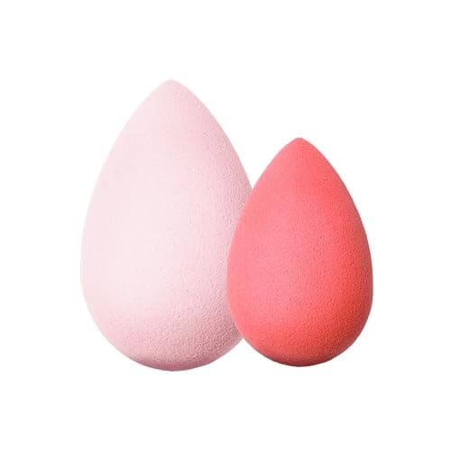 Image of Beautyblender® Glow & Blush Duo – Bubble & Cheeky Blusher Sponge – Perfect for Foundation, Blush & Highlighter – Aqua-Activated, Reusable, Vegan & Latex-Free