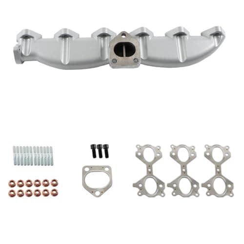 Image of Labwork Cast Iron Exhaust Manifold replacement for E46 E39 E60 E61 E38 E65 E83 E53 X3 X5