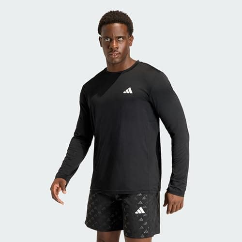Image of adidas Men's Workout Essentials Flex Longsleeve T-Shirt, Black, XL