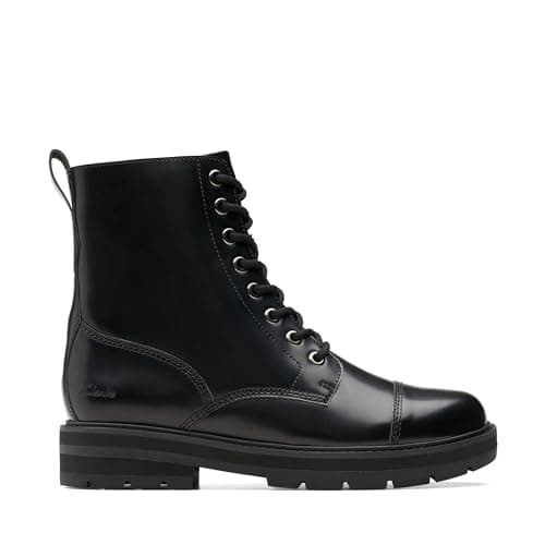 Image of Clarks Prague Cap Y Girls Ankle Boots Black 3.5 UK