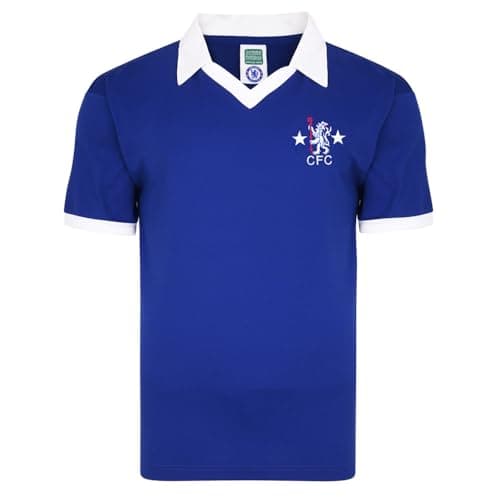 Image of Chelsea 1978 Retro Football Shirt Medium Nylon