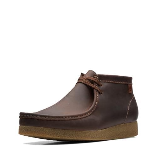 Image of Clarks Men's Shacre Chukka Boot, Beeswax Leather, 7 UK