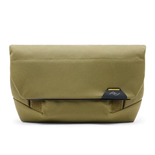Image of Peak Design Field Pouch V2, Kelp, 2-in-1 Organizer and Sling Bag, Adjustable Shoulder Strap and Integrated Belt Loops, Weatherproof Nylon Canvas, Organizer Pouch or Carry Bag for Men and Women