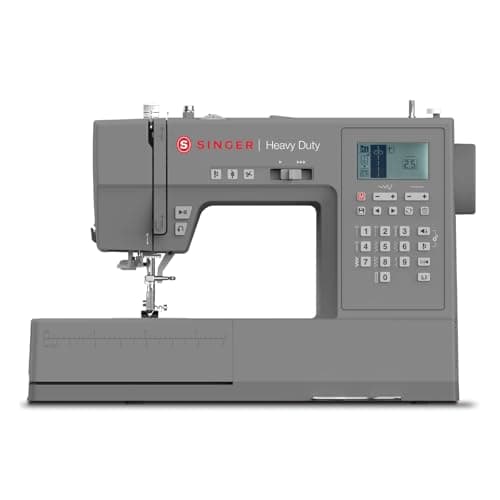 Image of SINGER Heavy Duty 6800C Computerized Sewing Machine with Accessory Kit | Strong Motor with Enhanced Piercing Power, 586 Stitch Applications, LCD Screen, Full Metal frame & 1-step Buttonhole