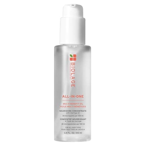 Image of Biolage All-In-One Multi-Benefit Oil, Weightless Nourishment, Enriched with Moringa Oil, For All Hair Types, 100ml