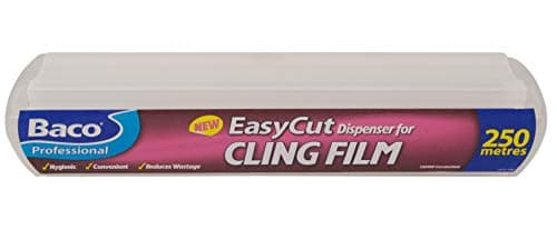 Image of Bacofoil Easy Cut Cling Film Dispenser, 35cm x 250m, White