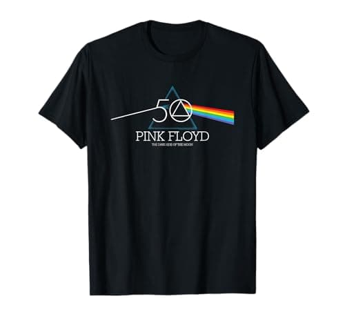Image of Pink Floyd The Dark Side of The Moon 50th Anniversary Prism T-Shirt