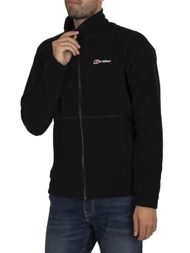 Image of Berghaus Men's Prism Micro Polartec Fleece Full Zip Jacket Fleece Full Zip, Black/Black, S