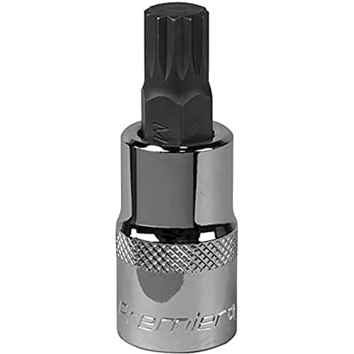 Image of Sealey M12 1/2" Sq Drive Spline Socket Bit - SBS016