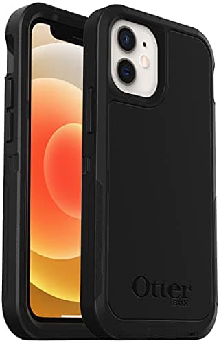 Image of OtterBox Defender Screenless Series Case with MagSafe for iPhone 12 MINI (ONLY) Non-Retail Packaging - Black