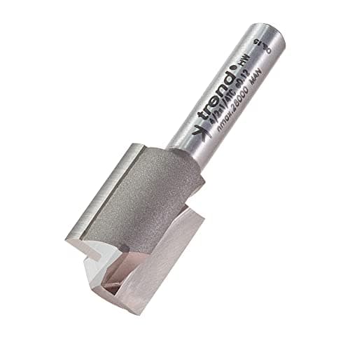 Image of Trend Professional Straight Two Flute Router Cutter, 1/4 Inch Shank, 16mm Cut Diameter, Tungsten Carbide Tipped, 4/2X1/4TC
