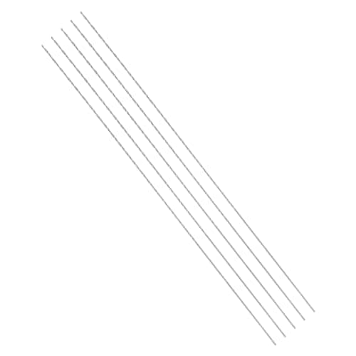 Image of CoCud Extra Long Twist Drill Bits, 0.5mm Cutting Diameter 0.02" Shank 3.9" Length, High-Speed Steel Jobber Bit Set (Applications: for Metal Wood Plastic), 5-Pieces