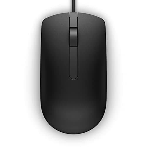 Image of Dell MS116 - Mouse - Optical - 2 Buttons - Wired - USB - Black - Retail - for Inspiron 17R 57XX, 17R 7720, Latitude D630, Optiplex 50XX, 5250, 90XX, XPS One 27XX