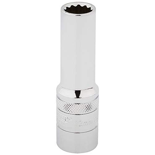 Image of Draper 33731 1/2" Square Drive Hi-Torq 12 Point Deep Socket, 12mm Size