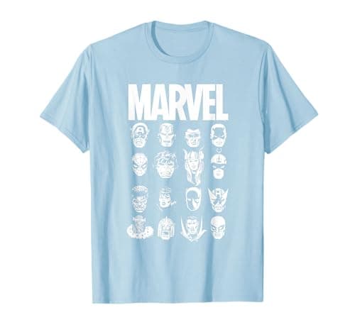Image of Marvel Comics Multi Heads T-Shirt