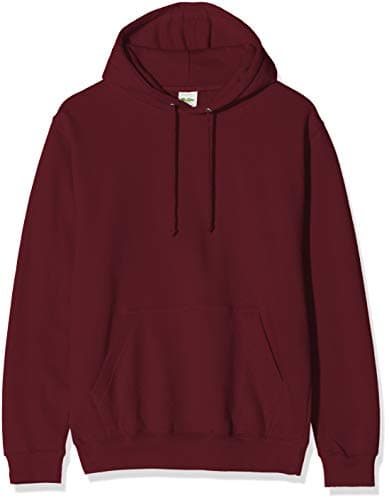 Image of AWDis Men's College Hoodie, Red (Burgundy), Small