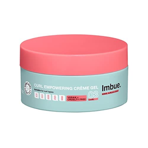 Image of Imbue Curl Empowering Crème Hair Gel - Vegan and Curly Girl Compliant Movement, 200ml Vegan Paraben free Hair conditoner styling product