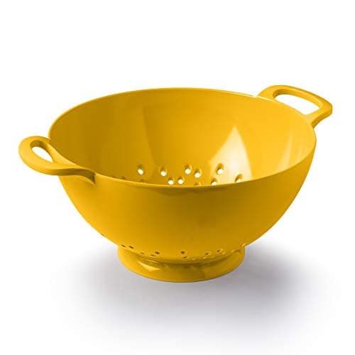 Image of Zeal G210M Melamine Colander/Strainer (20cm) -Mustard