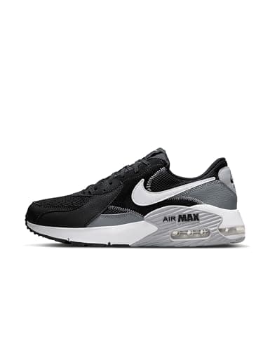 Image of Nike Air Max Excee Road Running Shoe Black/White/Dark Obsidian/Wolf 8