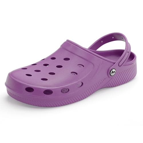 Image of Lakeland Active Women's Silloth Lightweight Ventilated Clogs - Purple - 7 UK