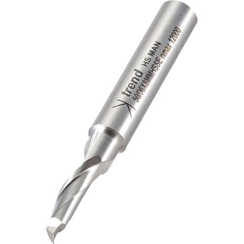 Image of Trend Professional Helical Plunge Cutter, 8mm Shank, 6mm Cut Diameter & 14mm Cut Length, High Speed Steel, 50/06X8MMHSSE