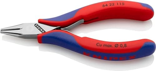 Image of KNIPEX Electronics End Cutting Nipper with Multi-Component Handles 115 mm, 64 22 115