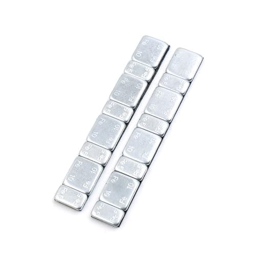 Image of A ABSOPRO 60g 2.1oz Motorbike Car Wheel Balance Weights 124 x 18mm (Set of 2)