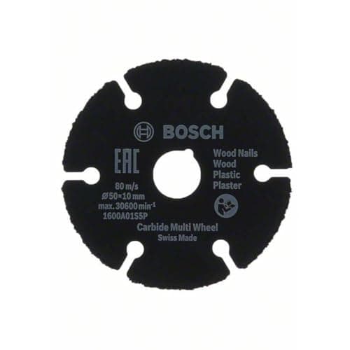 Image of Bosch Home and Garden Carbide Multi Wheel Cutting Disc (for Multi Material, Ø 50 mm, Accessories for Bosch Easy Cut & Grind)