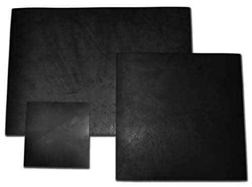 Image of Solid Black Rubber Sheeting/Sheet x 10mm Thick - Water & Gasket Making Seals, Spacers, Washers (100mm x 100mm)