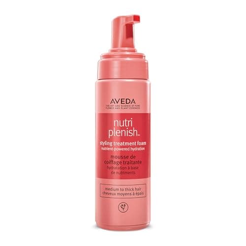 Image of Aveda Nutriplenish Styling Treatment Foam | Soft Hold Styling Hair Foam for Medium to Thick Hair | Hydrates and Nourishes | 94% Naturally Derived*, 200ml