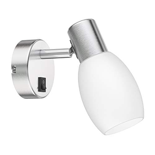 Image of ledscom.de Reading lamp/wall Light LUPI, Switch, Stainless Steel matt, 1x E14 max. 25W