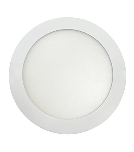 Image of JustLED- UFO LED Round Panel Light + Driver, 5000K Day White, Ultrathin LED Recessed Ceiling Light [Energy Class A++] (240mm x 19mm)
