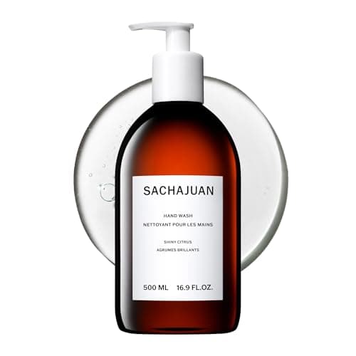 Image of SACHAJUAN Hand Wash Shiny Citrus 500ml, Infused With Citrus & Jasmine. Gentle Hand Soap Cleanses, Hydrates And Refreshes Leaving Hands Feeling Smooth, Clean & Revived.